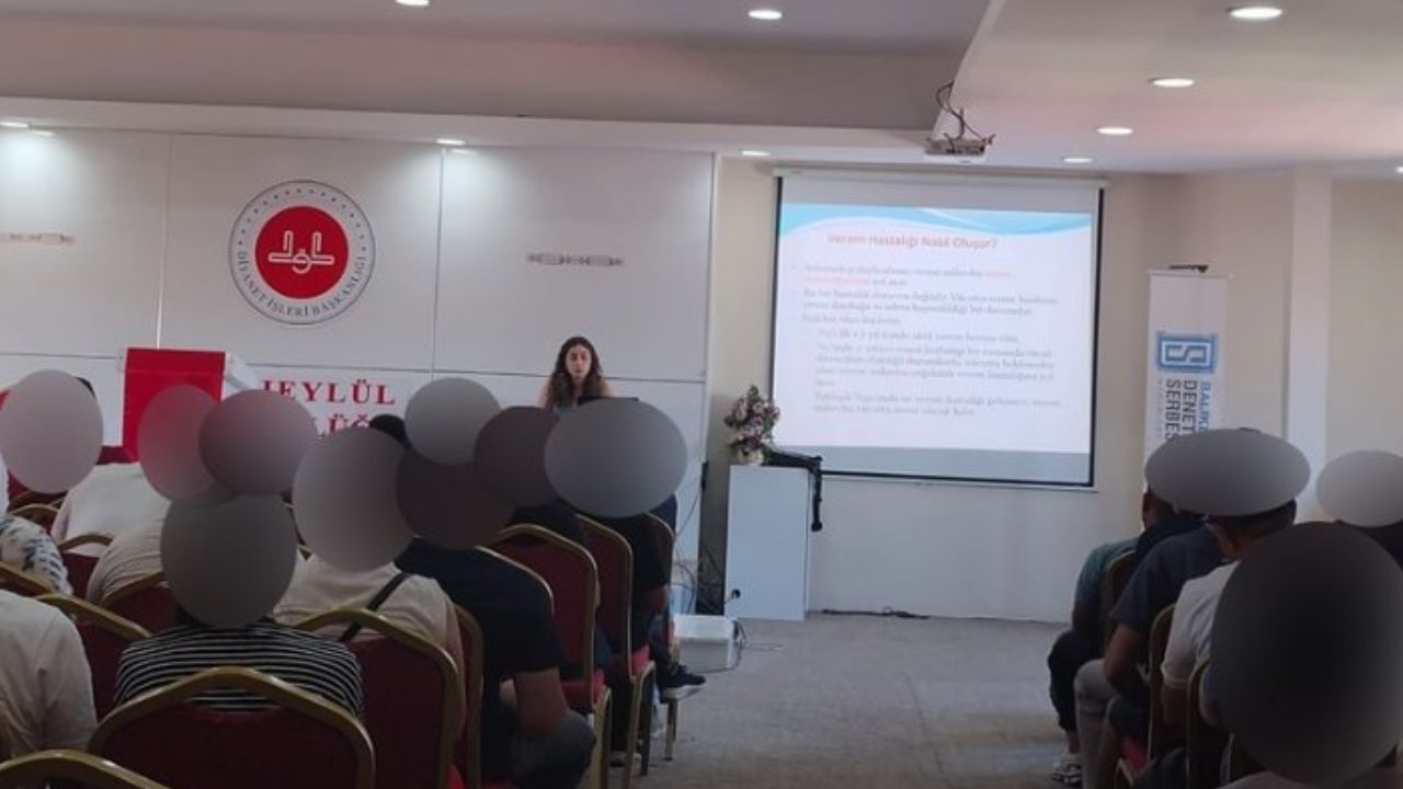 Balıkesir Denetimli Serbestlik Müdürlüğünde Önemli Sağlık Eğitimi