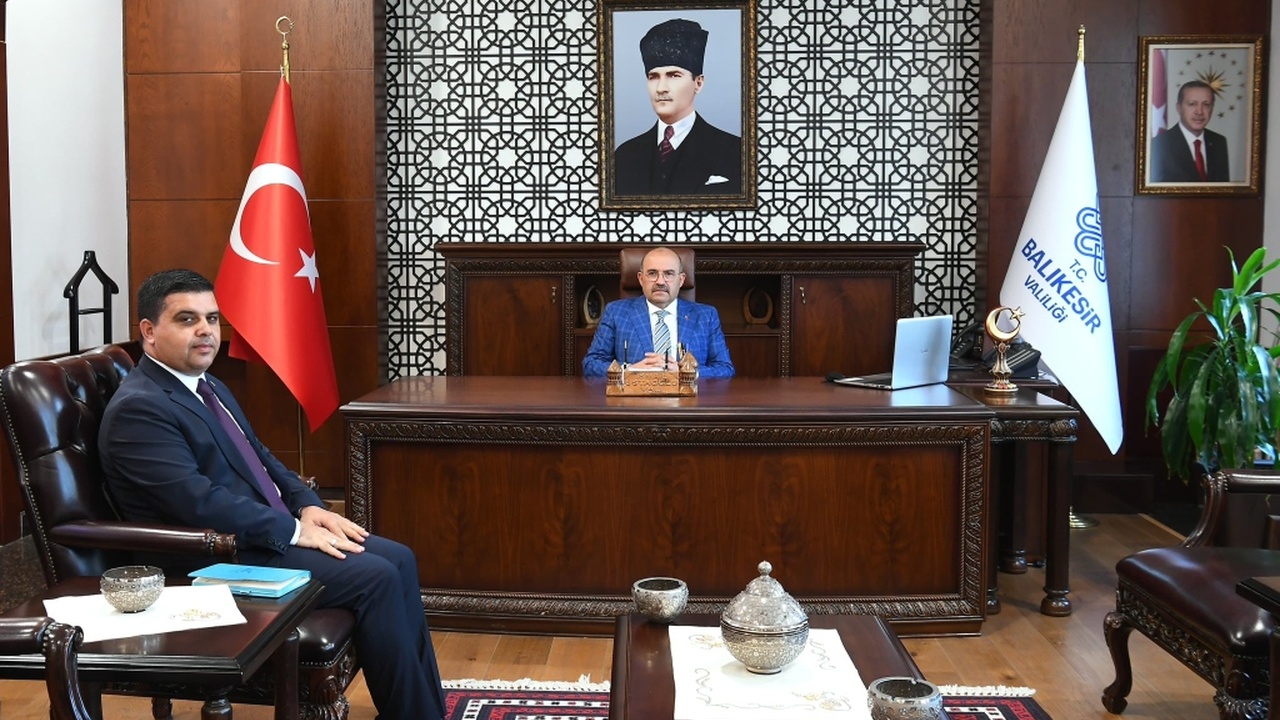 Bigadiç Kaymakamı Balkanlıoğlu’ndan Vali Ustaoğlu’na Ziyaret