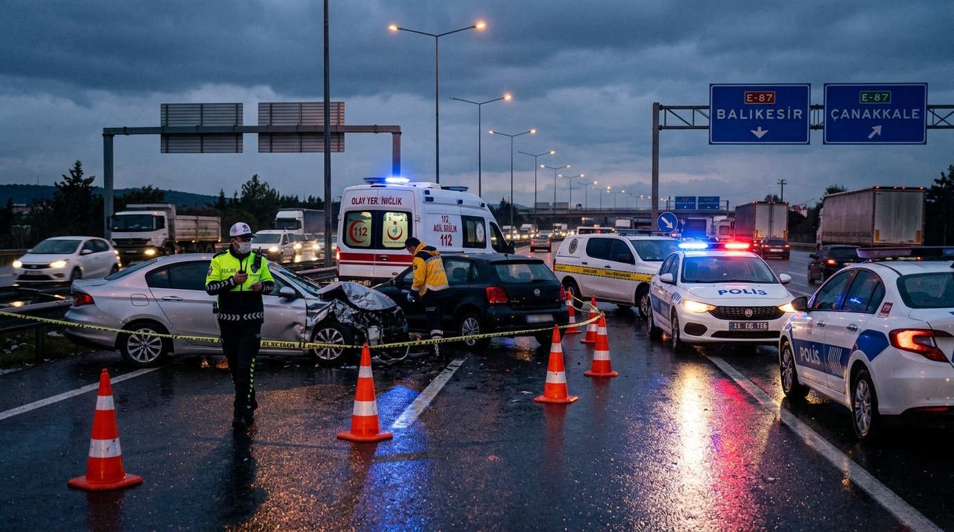 Balıkesir Gömeç’te Feci Kaza: Motosiklet Tırın Altında Kaldı, Genç Şampiyon Hayatını Kaybetti