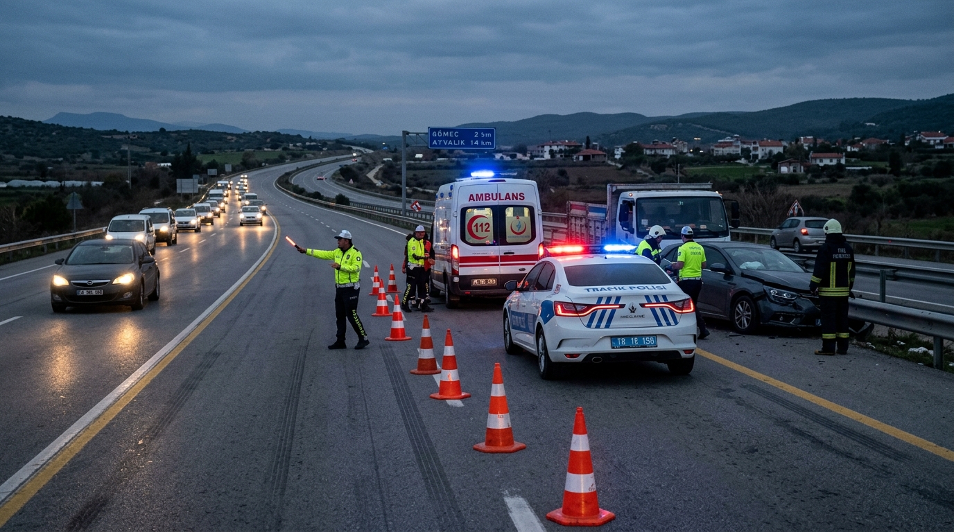 Gömeç E-87 Karayolunda Feci Kaza: Motosikletiyle Tırın Altında Kalan Genç Şampiyon Bulut Akyüz Hayatını Kaybetti!