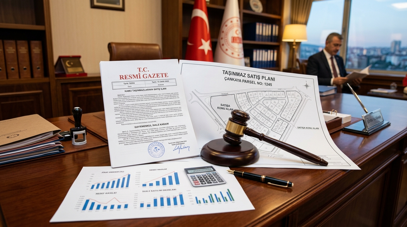 Resmi Gazete’de Kritik Özelleştirme Kararı: 4 İlde Hazine Taşınmazları İhaleye Çıkarıldı