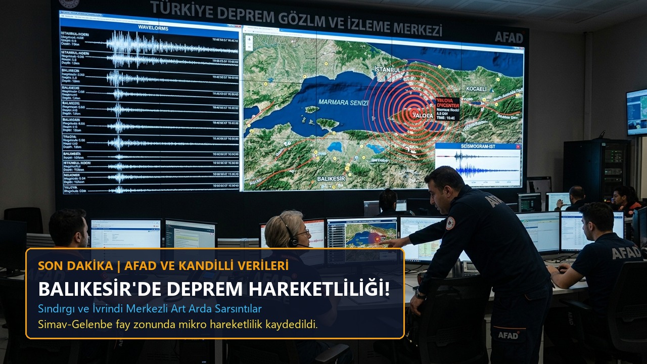 Balıkesir’de Korkutan Deprem Hareketliliği: Sındırgı’da Art Arda Sarsıntılar! İşte Son Depremler ve Fay Hattı Raporu