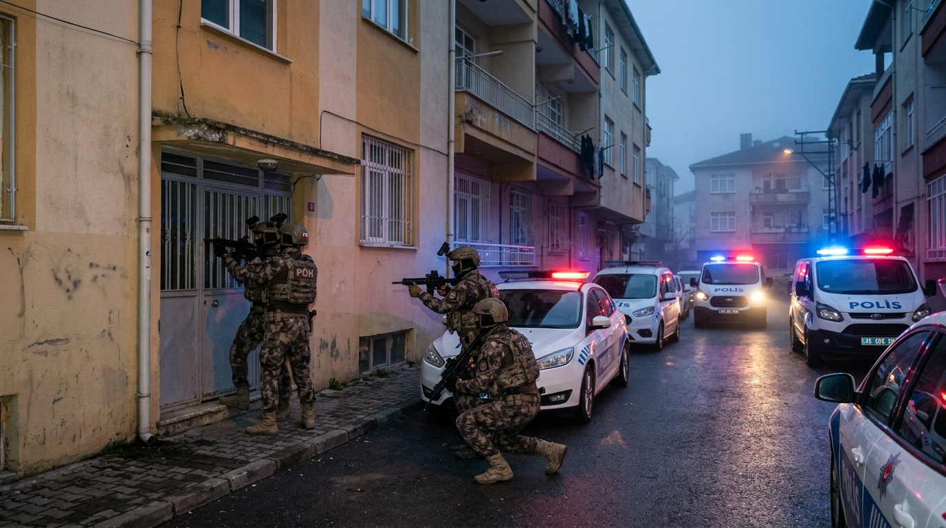 Balıkesir Edremit Körfezi’nde Dev Şafak Operasyonu: 371 Polis ve 94 Ekiple 37 Adrese Baskın, 20 Gözaltı!